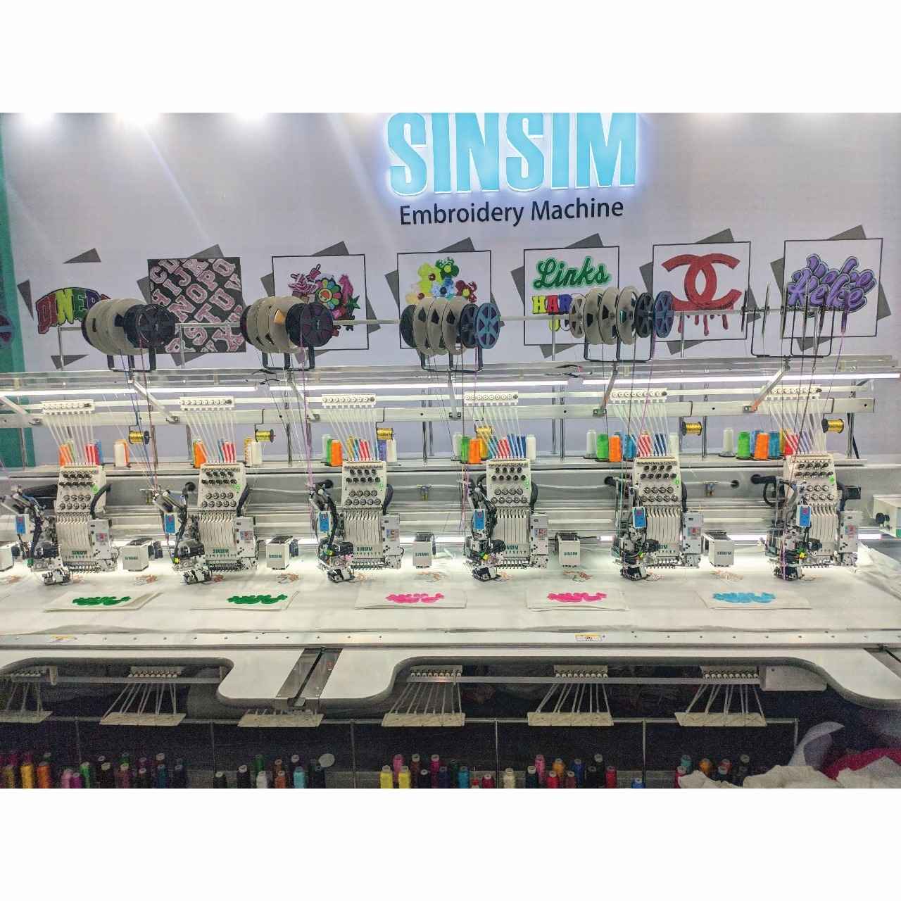 Tufting Embroidery Machine Sinsim 1 Head to 280 Head