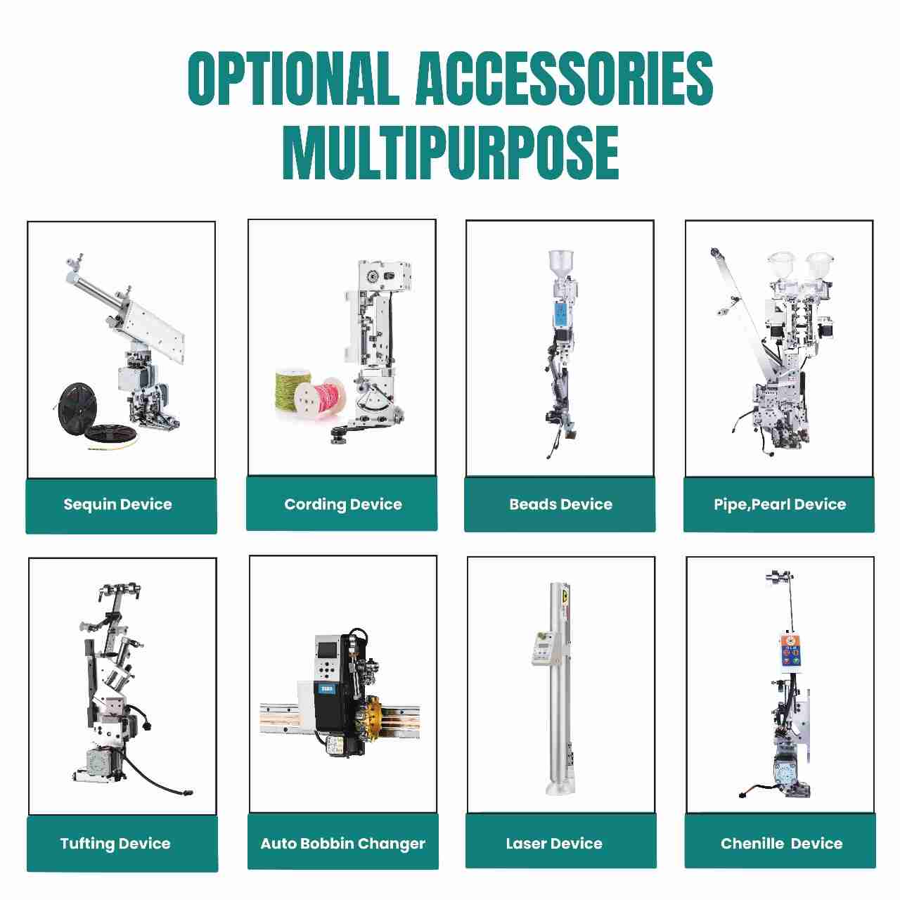 Beads Embroidery Machine