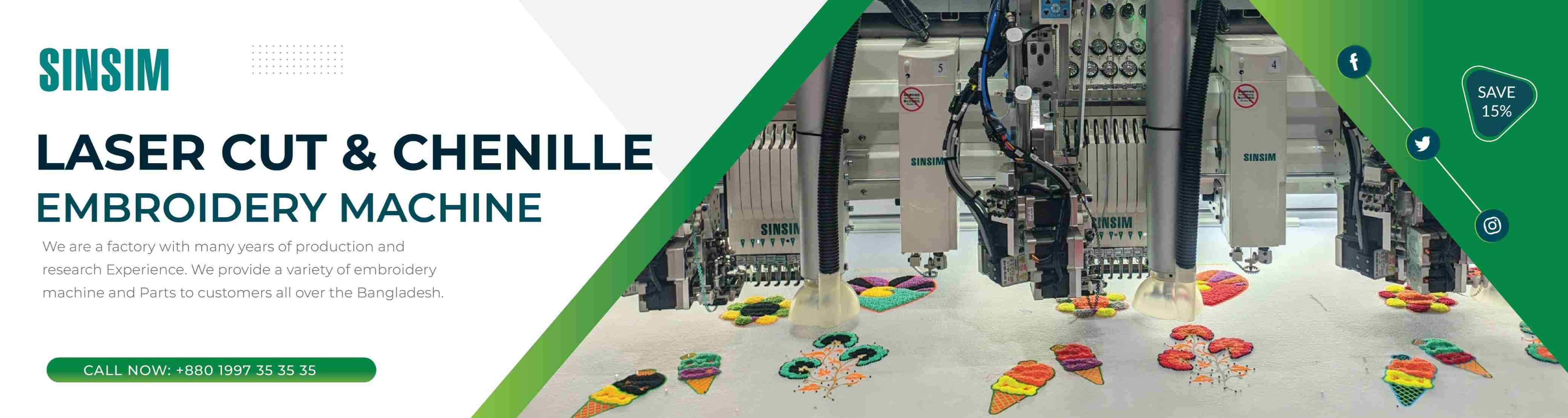 Mixed Chenille Embroidery Machine